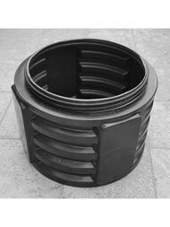 Удлиняющая секция колодца Polimer Group КН 780/500 (500х800) пластиковая, черная SK101