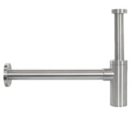 Сифон 1 1/4 Remer INOX SS958L, нержавеющая сталь матовая