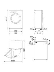 ��������������� ���������� ������ SMEG WM3T60CRU (600�842�411), �������� 6 ��, 15 ��������, �����