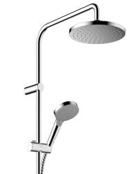 Душевая система Hansgrohe Vernis Blend 26274000 1jet термостат для ванны, верхний и ручной душ, хром — изображение 4