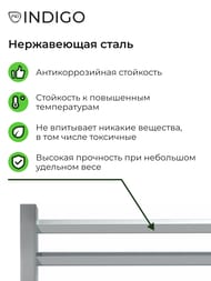 Полотенцесушитель Indigo Attic Romb б/п 1000х500 (таймер,скр.монт) полиров. LСLATCRE100-50Rt — изображение 6