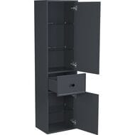 Пенал подвесной IDDIS Torr 400х1500х302 темно-серый TOR40D0i97