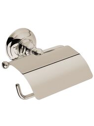 Держатель бумаги Nicolazzi Classica 1492NL настенный с крышкой, цвет: полированный никель