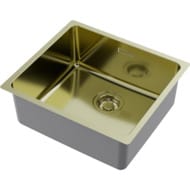 Мойка Omoikiri TADZAVA 49-U/I-LG (490х440х200) врезной/подстольный монтаж, светлое золото 4993263