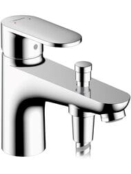 Смеситель на борт ванны Hansgrohe Vernis Blend 71444000 однозахватный, фиксированный излив, хром — миниатюра 1