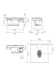 �������� ����������� ELICA Nikolatesla One EVO BL/A/83 ��������, 830�515 ��, ���., ������ PRF0196318