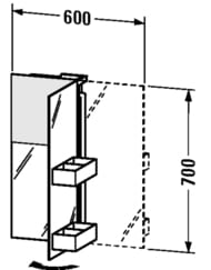 ������! ���������� ���� Duravit Starck (600�700�135) ���������, �������, ����������� S19720L0000