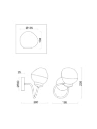 Настенный светильник Freya Volani (Волани) FR8017WL-01MG, 220/240 V, IP20,золото матовое