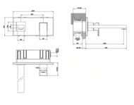 ��������� Gessi Rettangolo K 44836.299 ��� �����������, ������������, ������� �����, ������
