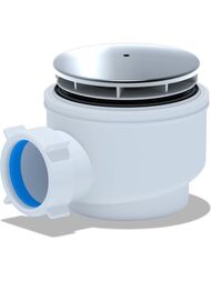 Сифон RGW E510C для поддонов серии CR, 60 мм, хром 81245100-01 — миниатюра 1