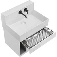 Тумба под раковину KERAMA MARAZZI TECNOLOGICA Tecnologica M подвесная с ящиками, 615х460х415, белый LO.M.65\WHT