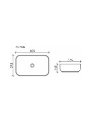 �������� ��������� Ceramicanova Element 605�375�145 �������������, ��� ��������, ����� CN5044
