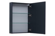 Зеркало-шкаф Aquanet Алвита New 60 (600х850х170) подвесной, 1 дверца, антрацит 277539
