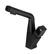 Уценка! Смеситель для кухни Lemark SOUL LM6008BL с вытяжным изливом, черный