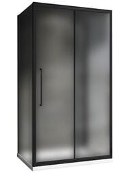 Душевой уголок ABBER Schwarzer Diamant AG30100BMH-S90BM (1000х900х1950) стекл.6мм,мат./черн — миниатюра 1