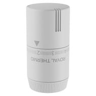 Термоголовка жидкостная Royal Thermo Design М30х1,5 белая soft touch RATHDN13015WS