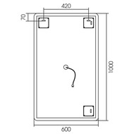 ������� Silver Mirrors Incanto-3 (600�1000) ���������,����.����.,����,��������,������ LED-00002537