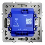 Выключатель встраиваемый Voltum S70 для жалюзи 10АVLS020705, серебро
