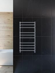 GROTA ECO FORTE Полотенцесушитель "Лесенка" 480x900 полиров. нерж. сталь, диаг./ниж. подкл. D-1/2"