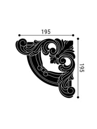 ������������ ������� Bello Deco ���� �12�3 (195�195) �����, ��-00000777  (��.)