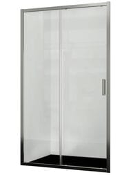 Душевая дверь WasserKRAFT Tauber (Таубер) 1200x2000 стекло прозрачное/профиль никель 64S05 — миниатюра 1