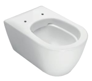 Унитаз подвесной Hatria Fusion Y1XQ01 485х355х330 безободковый, крепления в комплекте, белый