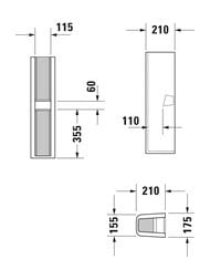 ��������� DURAVIT ME by Starck 175 �� 0858390000
