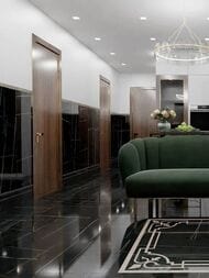 Плинтус KERAMA MARAZZI Греппи (200х400) черный FME008R (шт.)