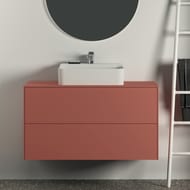 Тумба под раковину Ideal Standard CONCA (1000x505x550) 2 ящика, закат, столешница с вырезом T3942Y3