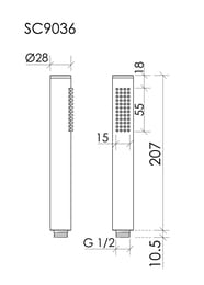 ������� ����� SANCOS ����� (Stick) ������ ���., SC9036MB