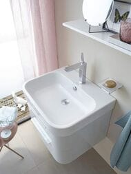 Умывальник Duravit Happy D.2 600х505х170 1 отверстие под смеситель, перелив 2318600000