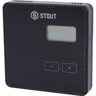 Терморегулятор STOUT R-10b проводной, ЖК-дисплей, черный, STE-0101-010002 — миниатюра 2