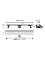 ������� ����� Alcaplast Fit and Go APZ13-DOUBLE9-550 � ������� L=550�� �=81�� ������������ �������