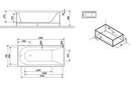 Каркас для ванны AM.PM Spirit 170x75  W72A-170-075W-R2