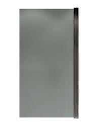 Шторка на ванну Terminus Ното 02 2CW150х70BT (1500х700), раздвижная, тонированное стекло, черный