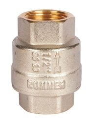 Клапан обратный ROMMER 1/2 пружинный муфтовый с металлическим седлом RVC-0001-000015