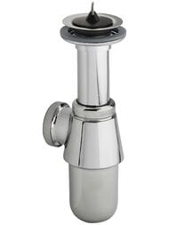 Сифон Viega 1 1/4 x 32, хромированная латунь, с универ. выпуском мод. 5754.2, 105631