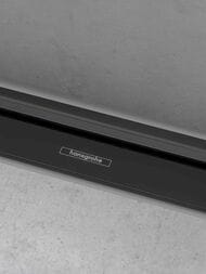 Hansgrohe RainDrain Flex Внешняя часть слива для душа 70см, пристенный монтаж, матов.черный 56050670