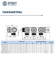 ��������� STOUT 1", 3 ������ 3/4"��, ������������, SMB-6850-013403