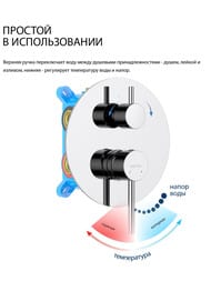 ��������� ��� �����/���� Aquatek ������ AQ1347CR ������������, 3 ������, �������������, ����: ����