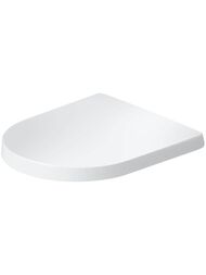 Сиденье для унитаза DURAVIT BALCOON с микролифтом, белое матовое/петли сталь 0027793200 — миниатюра 1