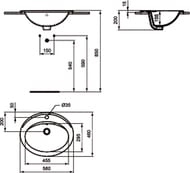 ���������� Ideal Standard SIMPLICITY ������������ 570�460 � ���  ��� ��������� � ��������� E874901