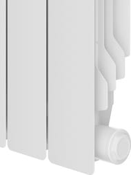 Радиатор биметаллический ROYAL THERMO Revolution B 500 (564х640х80) 1376Вт, 8 секций, белый, НС-1682421