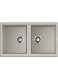 Мойка Omoikiri TEDORI 86-2 WH (860х510х200) врезная, 2 чаши, тетогранит, цвет белый 4993927