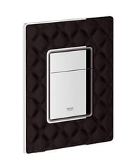 Уценка! Клавиша смыва Grohe Skate Cosmopolitan 38913XМ0 для унитаза, простроченная кожа, цвет: бордо - уценка. — изображение 7