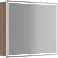 Зеркало-шкаф SANCOS Mirror (990х150х740) подвесное,LED-подсв.,сенсорное управ.,дуб галифакс MI100EG