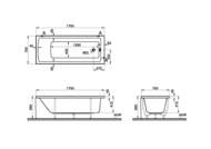 ����� ��������� Vitra Neon 170x70 ��� ������������ 52530001000