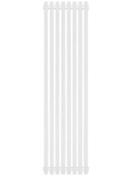 Дизайн-радиатор STOUT Tube Quadro 8 секц. ниж.прав.подкл. QV40-1750-8 R RAL1T104S9016 белый муар