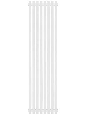 Дизайн-радиатор STOUT Tube Quadro 8 секц. ниж.прав.подкл. QV40-1750-8 R RAL1T104S9016 белый муар
