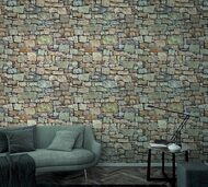 Панно Marburg Smart Art 47262 (1,06х2,70) камень, коричневое (рул.)